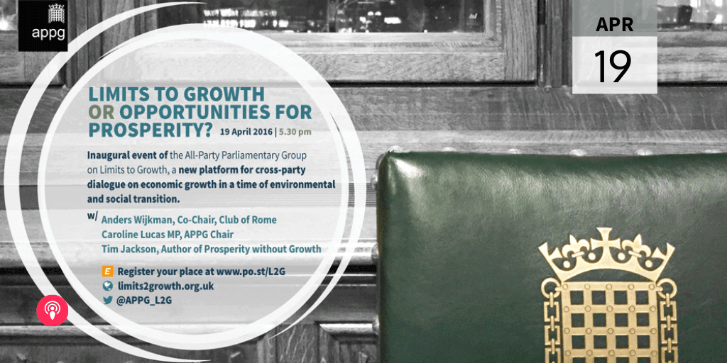 Limits to Growth or Opportunities for Prosperity? | APPG launch
