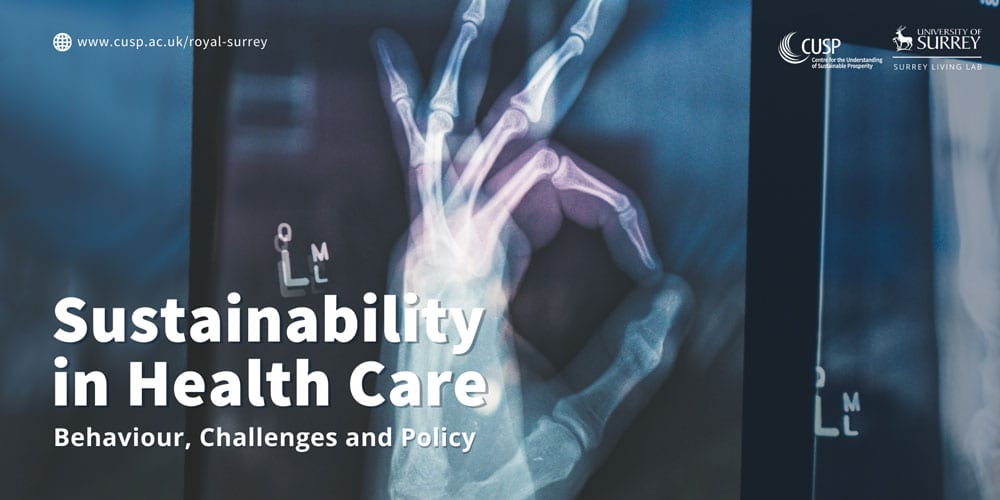 Sustainability in Healthcare—Behaviour, Challenges and Policy