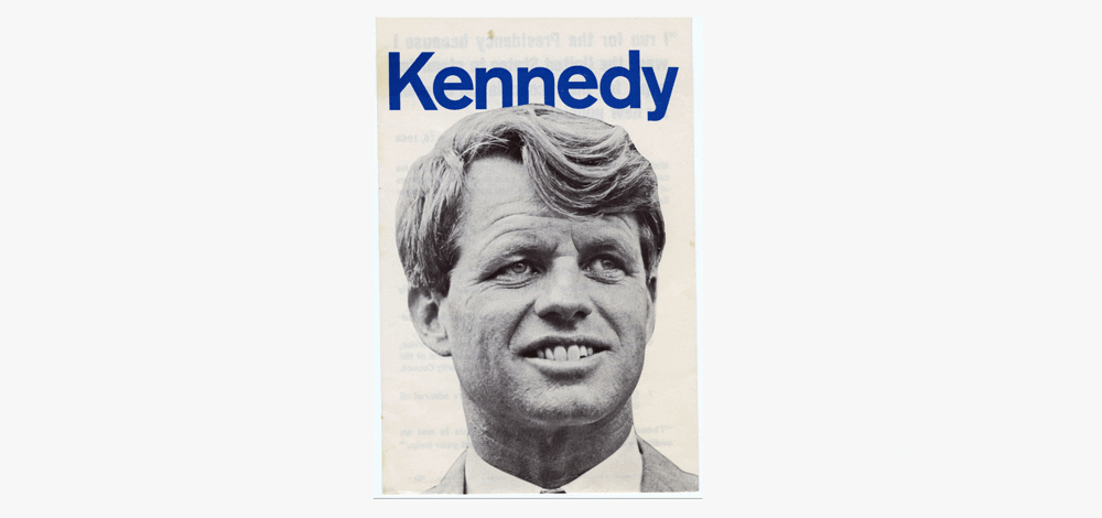 Robert Kennedy campaign poster
