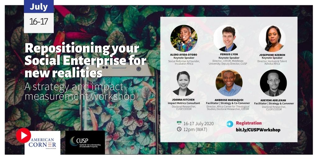 Video | Repositioning your Social Enterprise for new realities | Strategy workshop, Lagos/Online 16-17 July