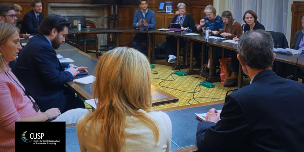 CUSP researchers were invited by MPs from the APPG on Social Enterprise to present early research findings from UK food system transformation project in roundtable discussion at Houses of Parliament, 16 January 2024.